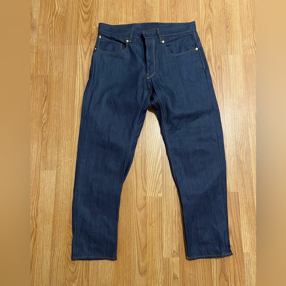 G-STAR 5650 Relaxed Tapered Jeans Men’s 34WX32L Button Fly